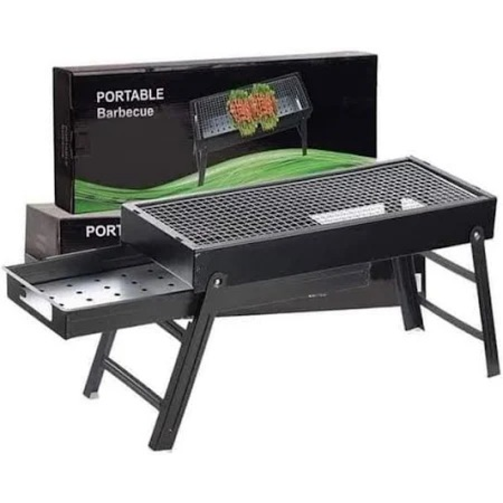 Folding Portable Barbeque BBQ Grill Set for Outdoor and Home