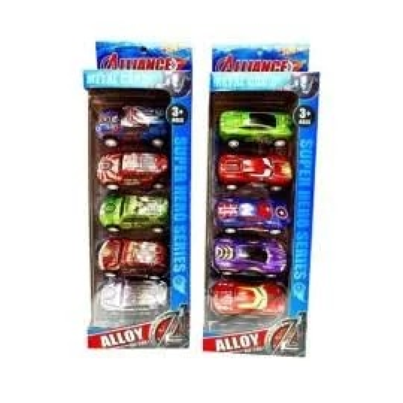5 in 1 Die Cast Avengers Car Set