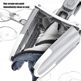 X Shape Mop or Floor Cleaning Hands-Free Squeeze Microfiber Flat Mop System 360° Flexible Head, Wet and Dry mop for Home Kitchen with 1 Super-absorbent Microfiber Pads X Shape Mop or Floor Cleaning Hands-Free Squeeze Microfiber Flat Mop System 360° Flexible Head, Wet and Dry mop for Home Kitchen with 1 Super-absorbent Microfiber Pads