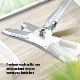 X Shape Mop or Floor Cleaning Hands-Free Squeeze Microfiber Flat Mop System 360° Flexible Head, Wet and Dry mop for Home Kitchen with 1 Super-absorbent Microfiber Pads X Shape Mop or Floor Cleaning Hands-Free Squeeze Microfiber Flat Mop System 360° Flexible Head, Wet and Dry mop for Home Kitchen with 1 Super-absorbent Microfiber Pads