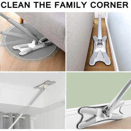 X Shape Mop or Floor Cleaning Hands-Free Squeeze Microfiber Flat Mop System 360° Flexible Head, Wet and Dry mop for Home Kitchen with 1 Super-absorbent Microfiber Pads X Shape Mop or Floor Cleaning Hands-Free Squeeze Microfiber Flat Mop System 360° Flexible Head, Wet and Dry mop for Home Kitchen with 1 Super-absorbent Microfiber Pads