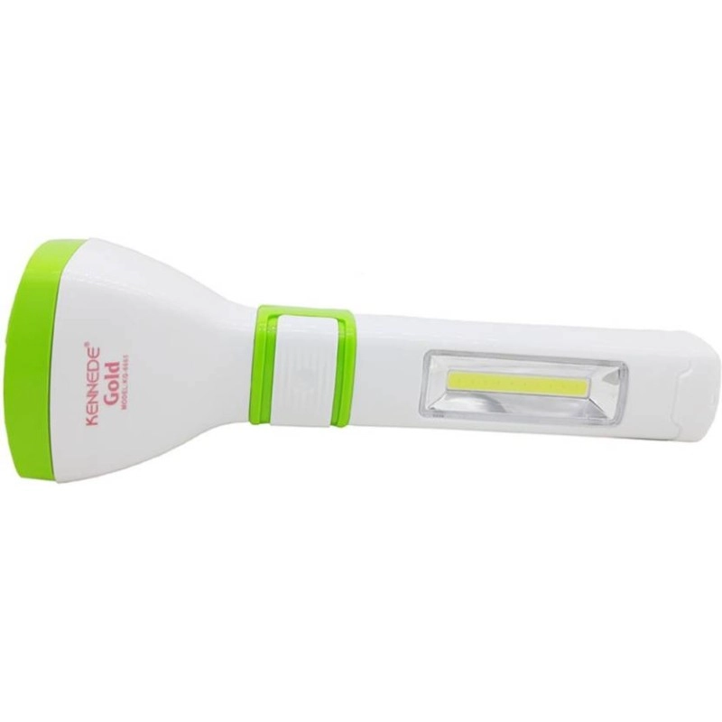 Kennede Gold KG-6666 Torch  (Green, White, 23 cm, Rechargeable)
