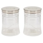 Paras Plastic Pet Jar, 1.25 Litre, 2-Piece, Silver