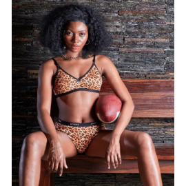 Gossip Cheetah Print Moulded Cup Bra