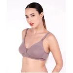 Gossip Magnolia Soft Moulded – Lace Bra Non Padded for Stylish Daily Comfort - Hazelnut