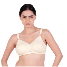 MyBra Samyuktha Breathable Cotton – Best Non Padded Bras For Small Breasts (Wire-Free Comfort)