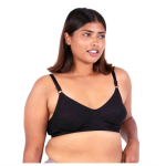 MyBra Vimal B-Plus Support – Bras for Big Breasts with Side & Back Control - Black