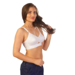 MyBra Vimal B-Plus Support – Bras for Big Breasts with Side & Back Control - White