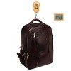 Hyatt Leather Accessories 20 Liters 40.6 cms Men & Women Laptop Backpack (Choco Brown)