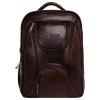 Hyatt Leather Accessories 20 Liters 40.6 cms Men & Women Laptop Backpack (Choco Brown)