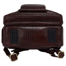 Hyatt Leather Accessories 20 Liters 40.6 cms Men & Women Laptop Backpack (Choco Brown)