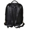 Hyatt Leather Accessories 18 Inch Leather Backpack Trolley Black