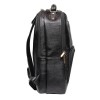 Hyatt Leather Accessories 18 Inch Leather Laptop Backpacks Bag for men and women (Black)