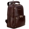 Hyatt Leather Accessories 18 Inch Leather Laptop Backpacks Bag for men and women (Choco Brown)