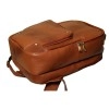 Hyatt Leather Accessories 18 Inch Leather Laptop Backpacks Bag for men and women (Tan)