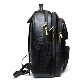 Hyatt Leather Accessories 20 Liters 40.6 cms Men & Women Laptop Backpack (Black)