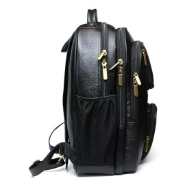 Hyatt Leather Accessories 20 Liters 40.6 cms Men & Women Laptop Backpack (Black)
