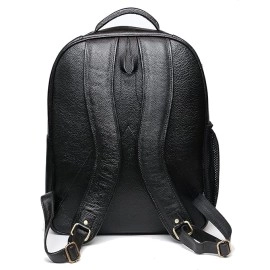 Hyatt Leather Accessories 20 Liters 40.6 cms Men & Women Laptop Backpack (Black)