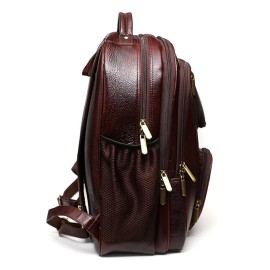 Hyatt Leather Accessories 20 Liters 40.6 cms Men & Women Laptop Backpack (Brown)