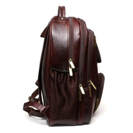Hyatt Leather Accessories 20 Liters 40.6 cms Men & Women Laptop Backpack (Brown)