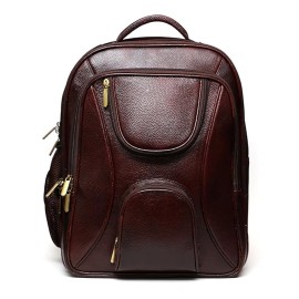 Hyatt Leather Accessories 20 Liters 40.6 cms Men & Women Laptop Backpack (Brown)