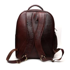 Hyatt Leather Accessories 20 Liters 40.6 cms Men & Women Laptop Backpack (Brown)