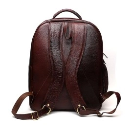 Hyatt Leather Accessories 20 Liters 40.6 cms Men & Women Laptop Backpack (Brown)