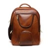 Hyatt Leather Accessories 20 Liters 40.6 cms Men & Women Laptop Backpack (Tan)