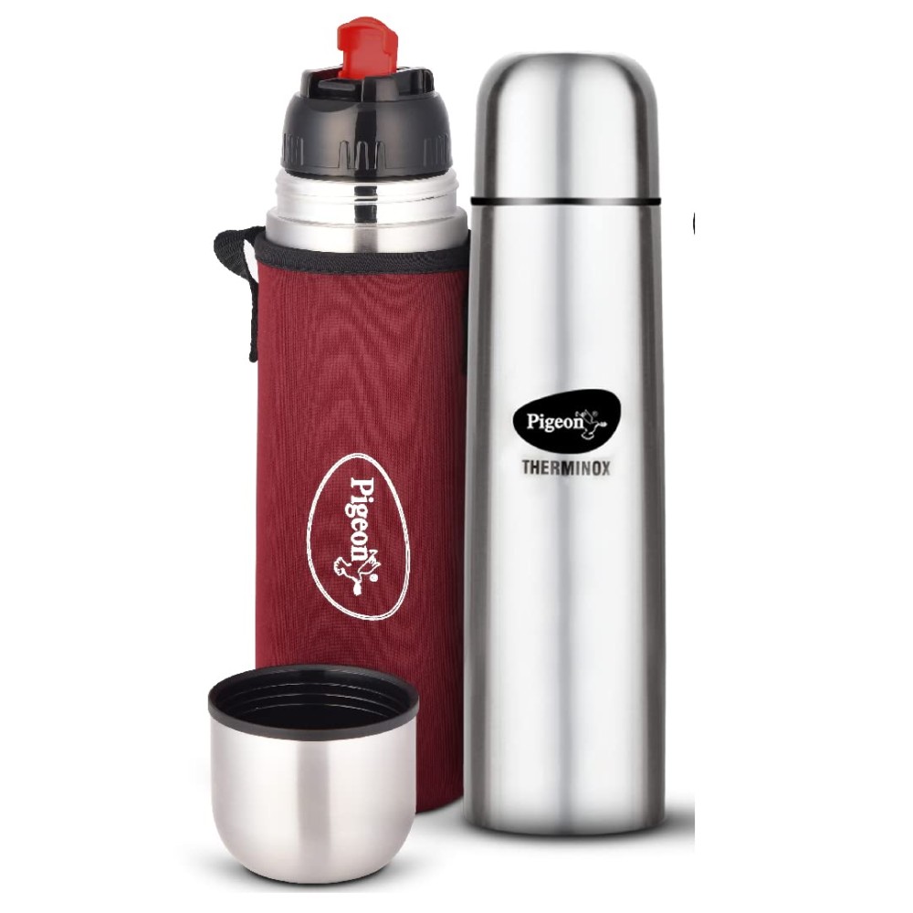 Pigeon Bullet Stainless Steel Vaccum Insulated Flask for Hot and Cold (350 ml)