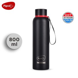 Pigeon Croma Galaxy Stainless Steel Double Walled Leak Proof Thermos Flask 800 ml (Black)