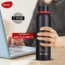 Pigeon Croma Galaxy Stainless Steel Double Walled Leak Proof Thermos Flask 800 ml (Black)