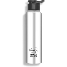 Pigeon Stainless Steel Inox Hydra 900 Drinking Water Bottle Pack of 2 900 ml Bottle (Silver, Steel)