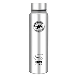 Pigeon Inox Hydra Plus Stainless Steel Drinking Water Bottle 700 ml - Silver