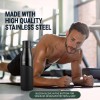 Pigeon Luxe Thermos Stainless Steel Sipper Flask 500ml with Straw 24 Hours Hot and Cold Leak Proof Easy to Open Easy to use Ideal Usage for Office Men/Women, School/College, Travel (Black)
