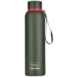 Pigeon Croma Olive Stainless Steel Double Walled Leak Proof Thermos Flask 800 ml (Green)