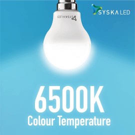 Syska 9W B22D Led Cool Day Light Bulb,1 Piece (Ssk-Srl-9W)