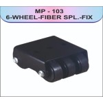 6-Wheel Fiber Spl.Castor - Fix (Pack of 4) MP-103