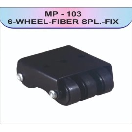 6-Wheel Fiber Spl.Castor - Fix (Pack of 4) MP-103