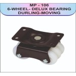 6 Wheel Castor Durling Moving (Pack of 4) MP-106