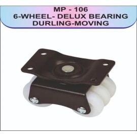 6 Wheel Castor Durling Moving (Pack of 4) MP-106