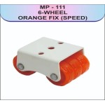 6 Wheel Orange Fix Speed (Pack of 4) MP-111