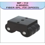 6 Wheel Fiber Spl Fix Speed (Pack of 4) MP-112