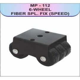 6 Wheel Fiber Spl Fix Speed (Pack of 4) MP-112