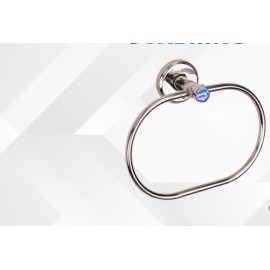 Stainles Steel Towel Ring Oval (Pack of 2) MP-163