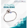 Stainles Steel Towel Ring Oval (Pack of 2) MP-163