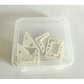 PVC Glass Corner Holder Milky (Pack of 100 pcs) MP-166
