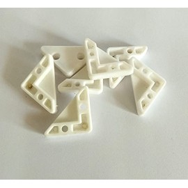 PVC Glass Corner Holder Milky (Pack of 100 pcs) MP-166