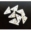 PVC Glass Corner Holder Milky (Pack of 100 pcs) MP-166