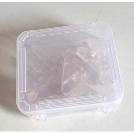 PVC Glass Corner Holder Clear (Pack of 100 pcs) MP-166