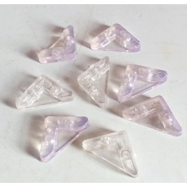 PVC Glass Corner Holder Clear (Pack of 100 pcs) MP-166